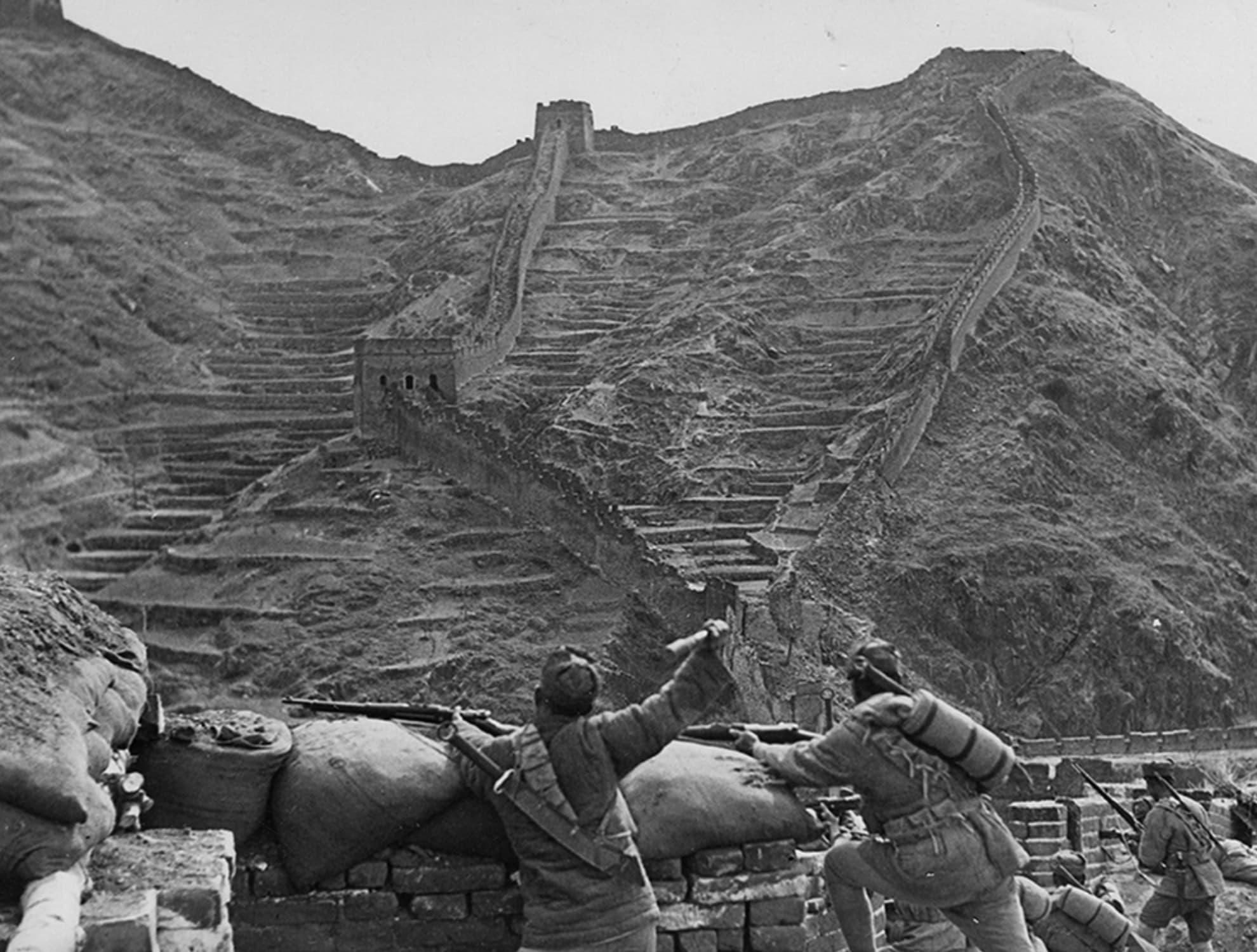 chinese soldier ww2 great wall